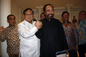 Surya Paloh Tak Masalah Gerindra Gabung ke Pemerintah