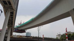 Jembatan Lengkung LRT Pecahkan Dua Rekor MURI