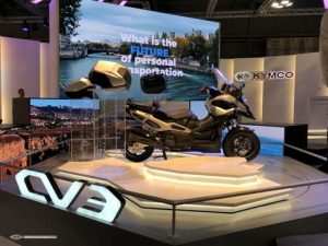 Saingi Yamaha, Kymco Rilis Skutik Roda 3 Canggih