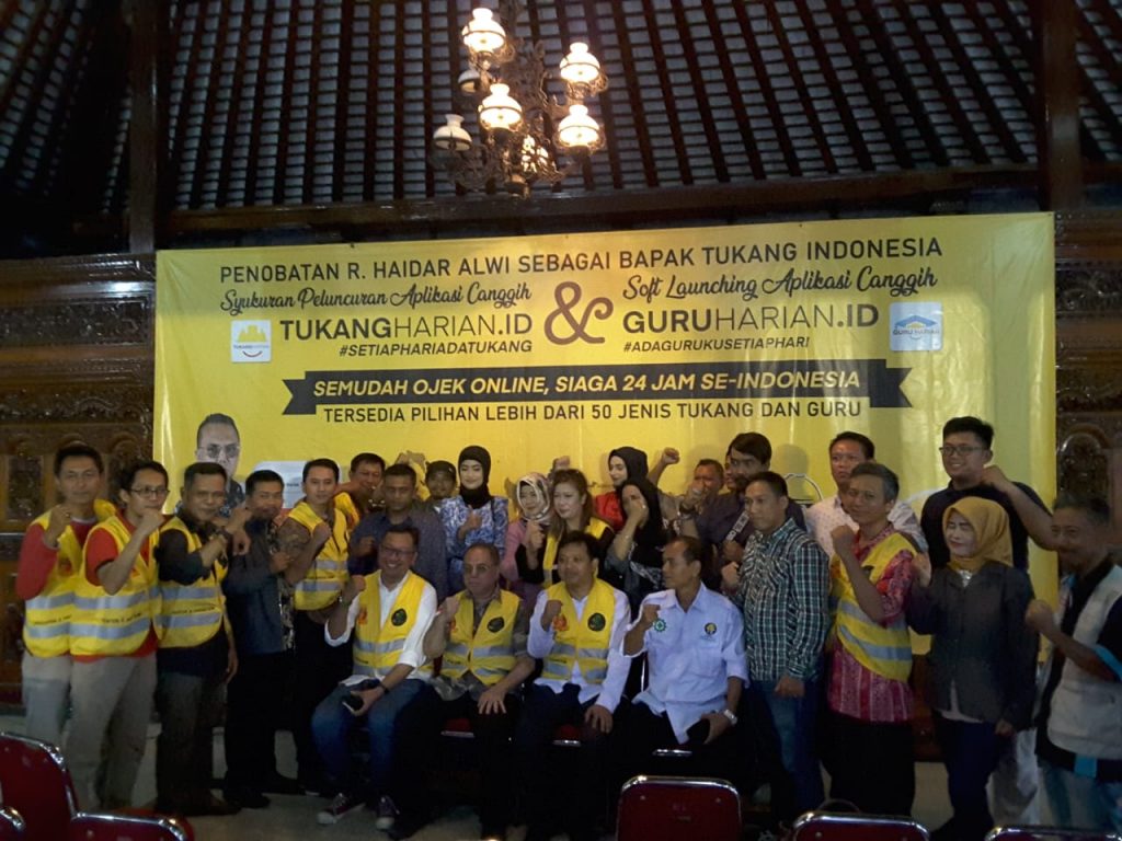 Tukangharian.id Sediakan BPJS Hingga Uang Pensiun untuk Para Tukang