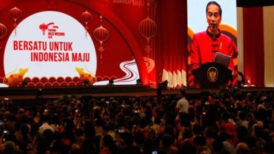 Jokowi Sindir Ahok di Perayaan Imlek Nasional: Setelah Jadi Komut Pertamina Nggak Datang