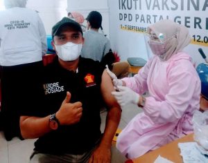 Gerindra Sumbar Gelar Vaksinasi Covid-19 Massal, Sediakan 50 Ribu Dosis Gratis