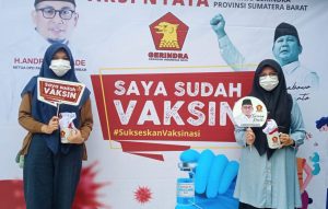 Vaksinasi Covid-19 Gratis Gerindra Tuai Pujuan Warga: Terima Kasih Andre Rosiade