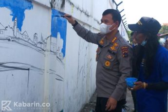 Antusias, Peserta Bhayangkara Mural Festival 2021 di Sumbar Lebihi Kuota