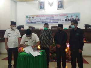 APBD Pasaman 2022 Disahkan Rp1,08 Triliun