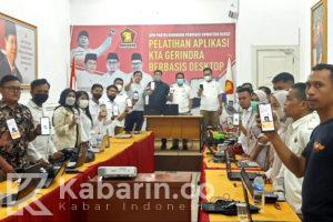 Gerindra Sumbar Luncurkan Aplikasi KTA Digital Berbasis Android
