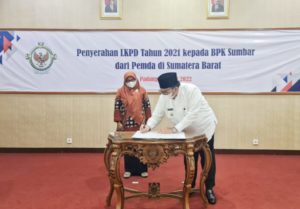 BPK Apresiasi LKPD Pasaman 2021. Benny: Perbaiki Kesalahan Masa Lalu