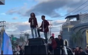 Hina Presiden Saat Demo Seorang Mahasiswa UNG di Skor 1 Semester