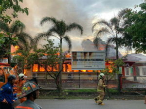 Kantor Balitbang Kalbar Hangus Terbakar Hingga Dokumen Tak Ada Yang Selamat