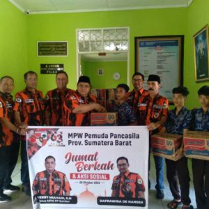 Dalam Memperingati Sumpah Pemuda MPW Sumbar Kunjungi Panti Asuhan di Gadut