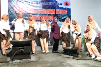 Solidaritas untuk Cianjur, Dharma Wanita Persatuan BPBD Sumbar Marandang