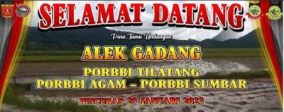 Porbbi Tilatang-Porbbi Agam-Porbbi Sumbar Gelar Buru Alek, Jadikan Buru Alek Iven Wisata
