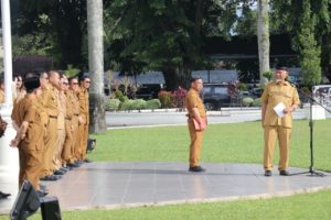 Apel Perdana Tahun 2023, Gubernur Sumbar Launching Transaksi Keuangan Berbasis Bank Syariah