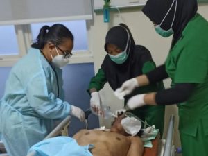 Kepergok Mencuri Motor, Akirnya Diamuk Masa Hingga Tewar