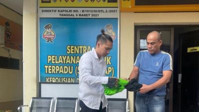 Pembacok Wartawan di Jambi Menyerahkan Diri Dan Sejumlah Barang Bukti Kepada Polisi