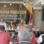 KPU Pasaman Adakan Sosialisasi Tahapan Pemilu 2024 Bersama Jurnalis Se-Kabupaten Pasaman