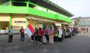 KPU Pasaman Gelar Sosialisasi Pendidikan Pemilih 2024 Dalam Senam Sehat