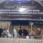 KPU Pasaman Gelar Rakor Persiapan Logistik Pemilihan Umum Tahun 2024 Dengan Steakholder dan Media