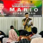 Mario Syah Johan Sosialisasikan Perda Kesehatan Sosial.