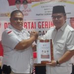 Disambut Verry Mulyadi, Alkudri Ambil Formulir Pertama Bacalon Wako Padang di DPC Gerindra Padang