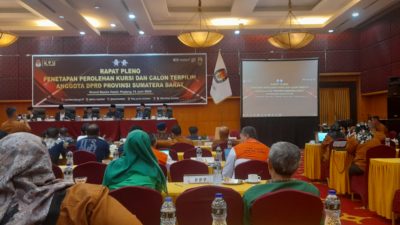 Sah, KPU Tetapkan 65 Anggota DPRD Terpilih dalam Rapat Pleno