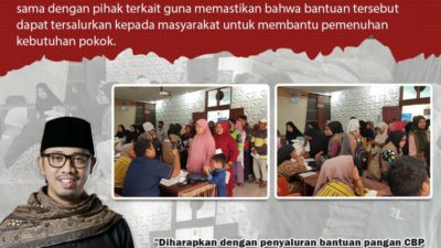 4.876 KK di 24 Kelurahan di Bukittinggi Terima CBP