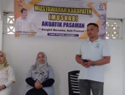Fadly Mimanda Putra Terpilih Jadi Ketua Pengcab Akuatik Pasaman Periode 2024 – 2029