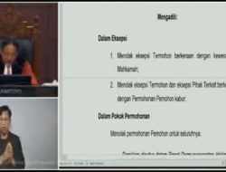 MK Tolak Gugatan PDIP Dalam PHPU Pileg Sumbar Dapil IV