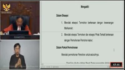 MK Tolak Gugatan PDIP Dalam PHPU Pileg Sumbar Dapil IV