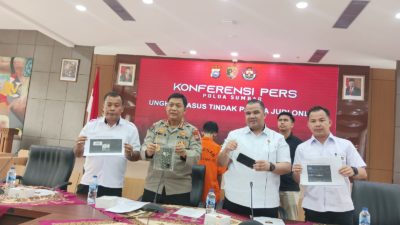 Dua Pelaku Judi Online, Diamankan Polda Sumbar