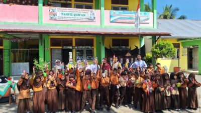 Cegah Gigi Berlubang Pada Anak, FKG UNAND Lakukan Pengabdian di SDN 04 Cubadak Air