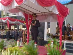 Kapolres Pasaman Gelar Upacara HUT Bhayangkara Ke 78