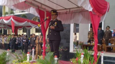 Kapolres Pasaman Gelar Upacara HUT Bhayangkara Ke 78
