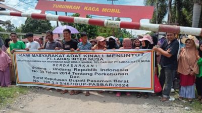 Ratusan Massa Kinali Kembali Demo PT LIN