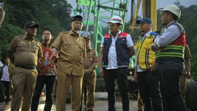 Pengerjaan Jalan Lembah Anai Terus Dikebut