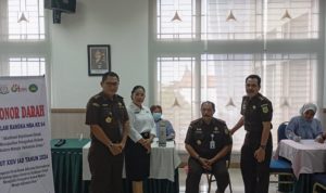 Dalam Rangka Peringati HBA ke 64, Kejati Sumbar Gelar Donor Darah