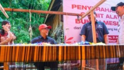 PT Semen Padang Serahkan Bantuan ATBM ke Dolas Songket