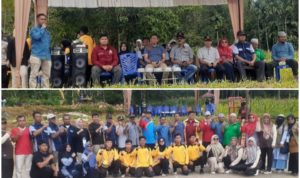 Peringati HUT RI Ke 79, Nagari Aia Manggih Barat Dan Mahasiswa KKN ITS Khatulistiwa Lubuk Sikaping Gelar EVENT Bola Volly Tingkat Nagari