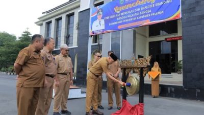 Pemukulan Gong, Bupati Pasaman  Launching Core Value ASN Berakhlak