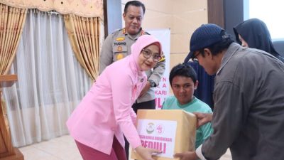 Ramadhan Berbagi, Polres Pasaman Buka Bersama Dengan Anak Di Sabilitas