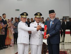 Sah, Gubernur Sumbar Lantik Welly-Parulian Jadi Bupati dan Wakil Bupati Pasaman