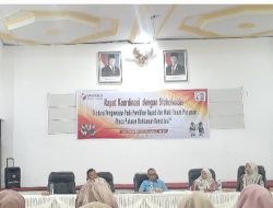 Bawaslu Pasaman laksanakan Rakor Evalusi Pengawasan Dengan Stakeholder