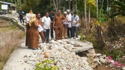 Wali Nagari Aia Manggih Barat Bersama Tim Kecamatan Laksanakan Monitoring Dan Evaluasi Kegiatan