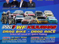Pro 7 WF Kejurnas Drag Bike – Drag Race Siap Digelar