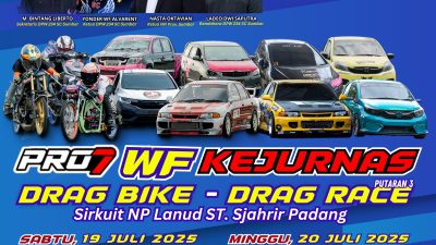 Pro 7 WF Kejurnas Drag Bike – Drag Race Siap Digelar