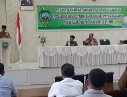 Bupati Pasaman  Welly Suhery, Lantik Silfia Evayanti Sebagai PJ Sekda Pasaman
