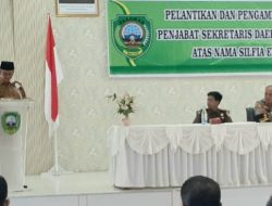 Momen Pelantikan Pj Sekda, Bupati Welly: Bukan Saatnya Menilai, Tapi Membuktikan
