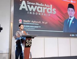 Prestasi Nasional, Ketua DPRD Pasaman Nelfri Asfandi Sabet Seven Media Asia Award 2025