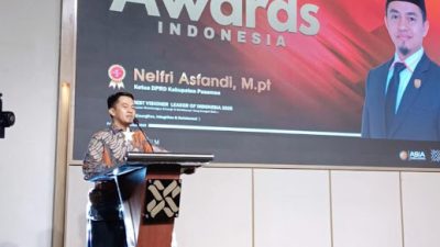Prestasi Nasional, Ketua DPRD Pasaman Nelfri Asfandi Sabet Seven Media Asia Award 2025