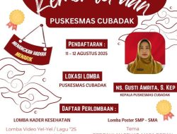 Puskesmas Cubadak Meriahkan HUT RI ke-80 dengan Lomba Kreatif Kader Kesehatan dan Pelajar